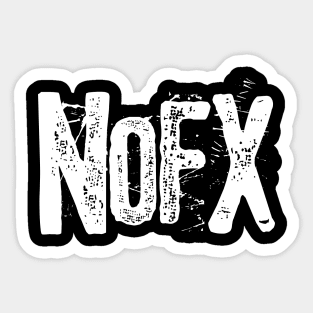 Distressed NOFX Sticker
